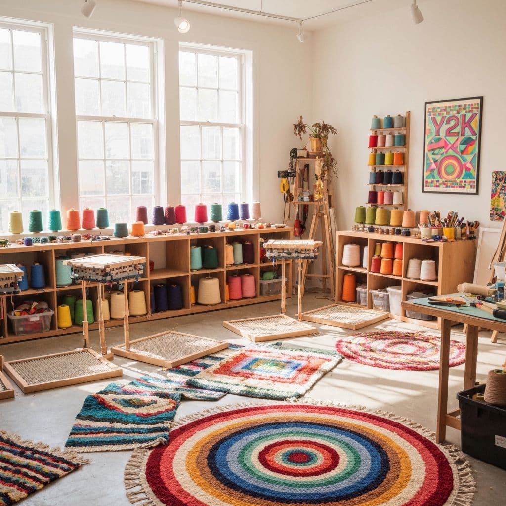 Taller de Cosas de Iri donde se crean alfombras artesanales